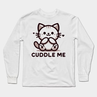 Cuddle Me Kitten Long Sleeve T-Shirt